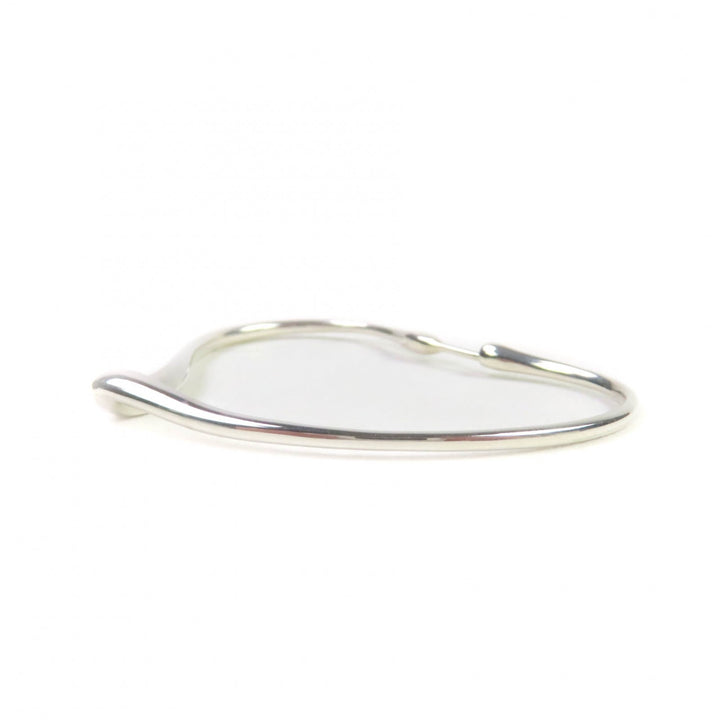美品★TIFFANY&amp;Co. ティファニー エルサペレッティ オープン ハート フープ ピアス アクセサリー 925 シルバー 重量9.2g レディース
