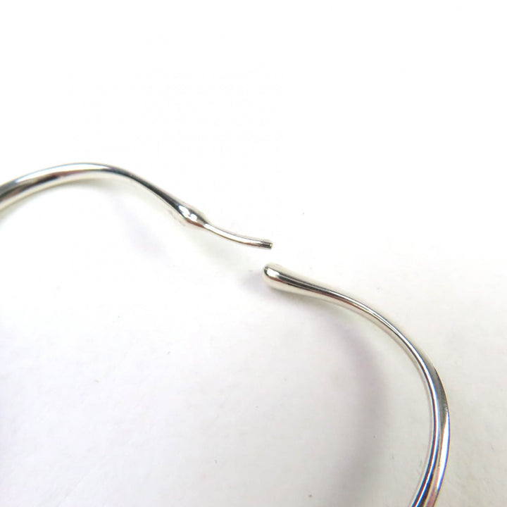 美品★TIFFANY&amp;Co. ティファニー エルサペレッティ オープン ハート フープ ピアス アクセサリー 925 シルバー 重量9.2g レディース