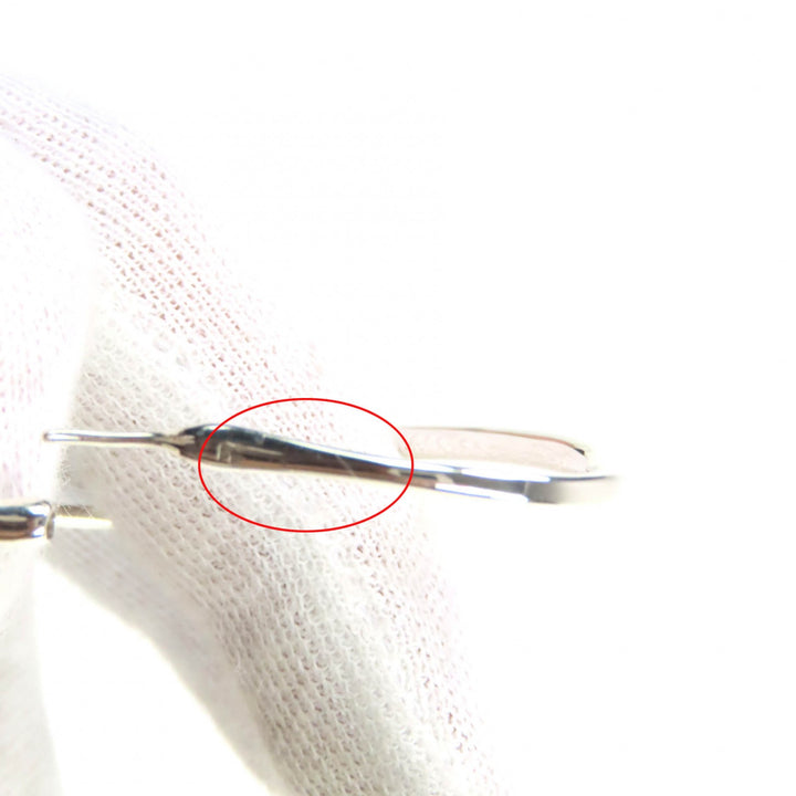美品★TIFFANY&amp;Co. ティファニー エルサペレッティ オープン ハート フープ ピアス アクセサリー 925 シルバー 重量9.2g レディース