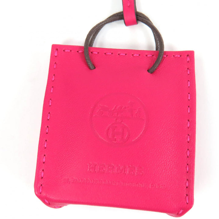 未使用品☆HERMES エルメス SAC ORANGE サック オランジュ アニョーミロ ローズメキシコ バッグチャーム Y刻印 箱付き フランス製