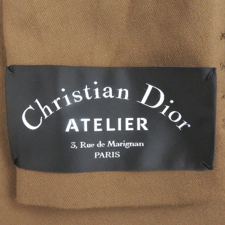 極美品□Dior HOMME ディオールオム 833C246M4321 ATELIER ダブルブレスト テーラードジャケット ブラウン 46 イタリア製 正規品 メンズ