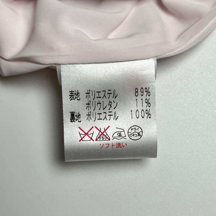 極美品▲Rene ルネ リボンデザイン フレアワンピース ボレロ セットアップ スーツ セレモニー ピンク 36 日本製 正規品 レディース