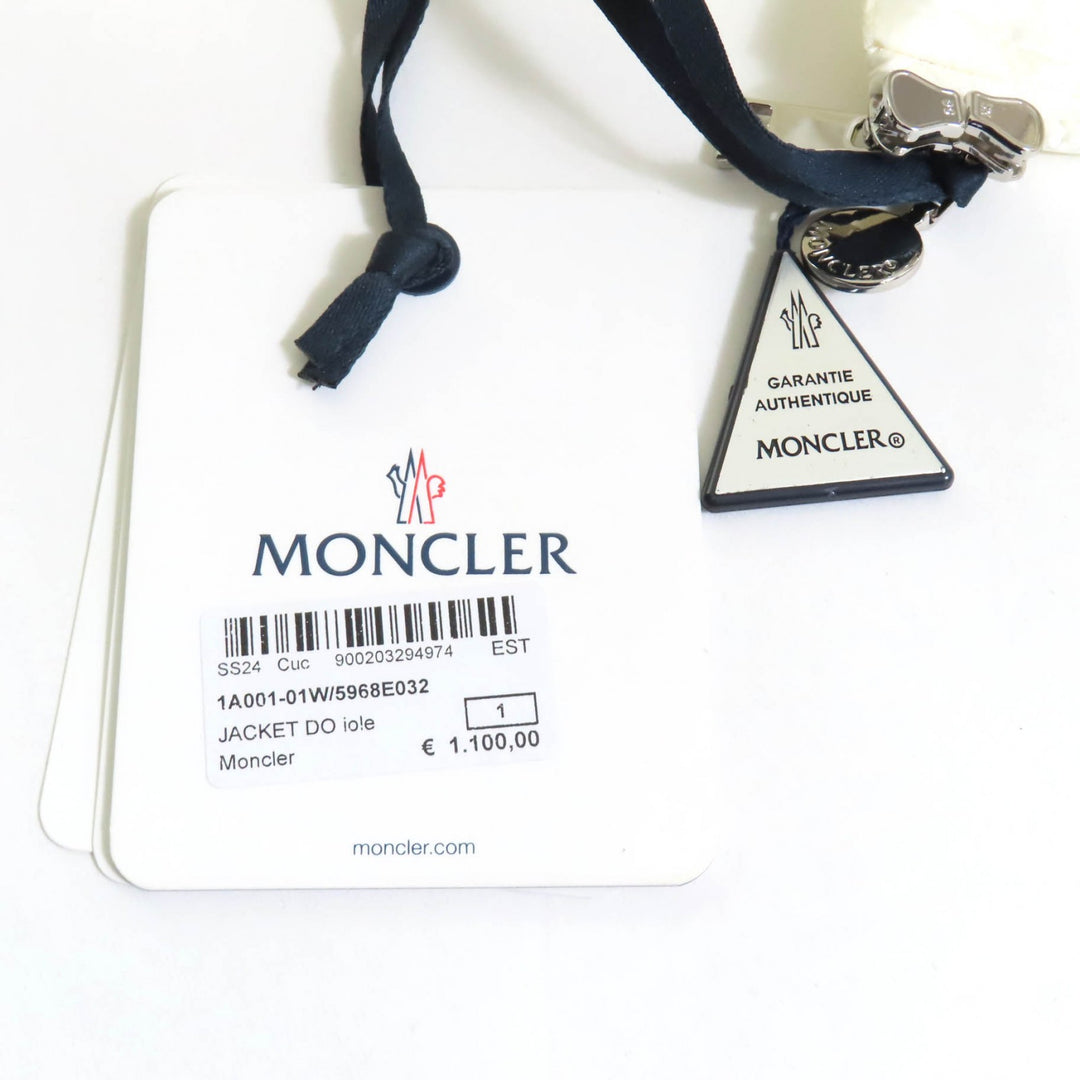 未使用品★MONCLER モンクレール 2023年製 IOLE オーバーシルエット バックロゴデザイン メッシュ切替 ナイロンジャケット 1 ハンガー付