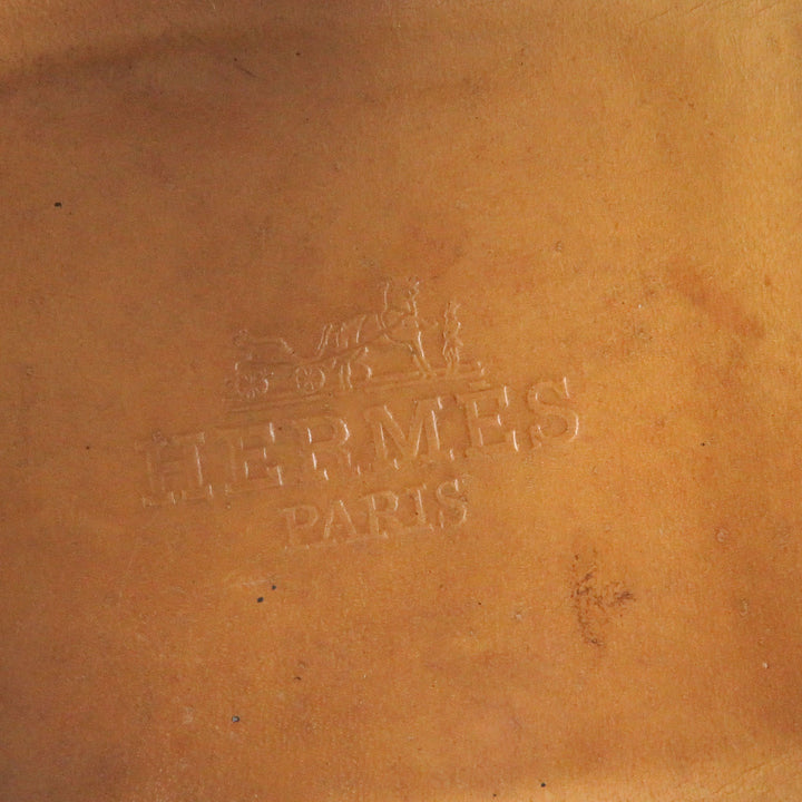 良品□HERMES JOHN LOBB エルメス ジョンロブ JOHN レザー ウィングチップ メダリオン レースアップ ドレスシューズ 茶 40.5 英国製