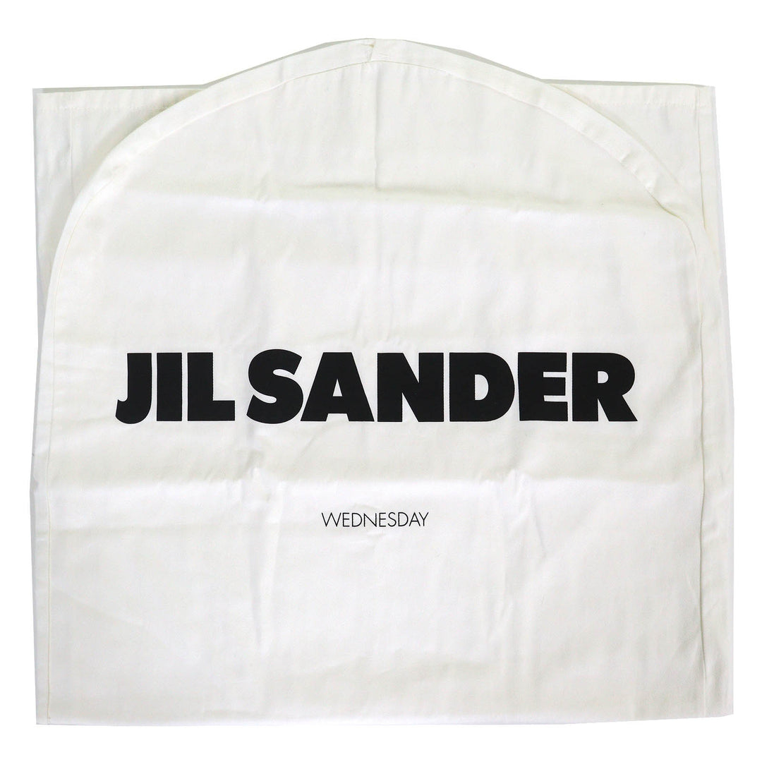 極美品△JIL SANDER ジルサンダー J05DL0103 7Daysシャツ Wednesday コットン ストライプ ロゴ刺繍 スタンドカラー 長袖シャツ 30 正規品