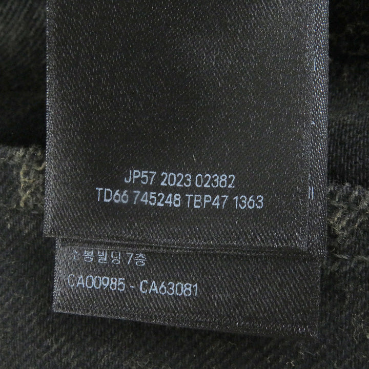 未使用品□BALENCIAGA バレンシアガ 24SS 745248 スーパーデストロイデニムパンツ ダメージジーンズ ブラック S イタリア製 正規品