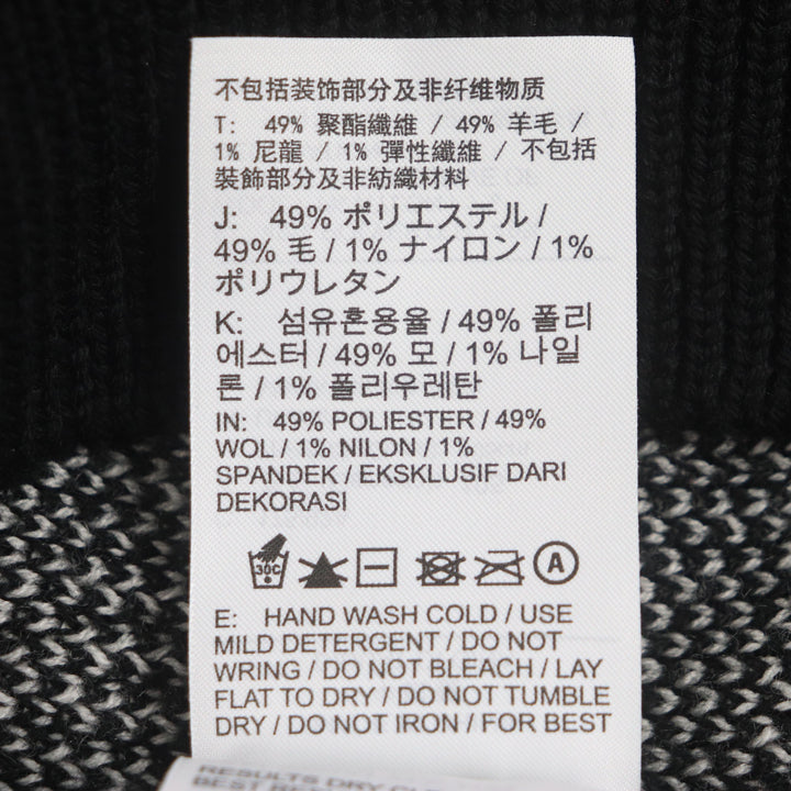 極美品▼シュプリーム ナイキ 25SS HF9638-010 Sweater Vest Vネック 刺繍 バックロゴ ニットベスト ベスト ブラック L 正規品 メンズ