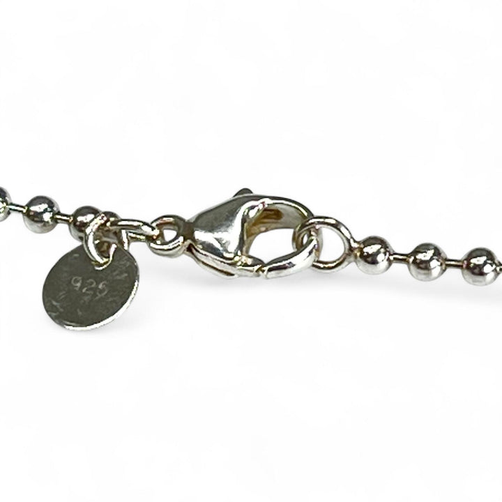 極美品▲TIFFANY&amp;Co. ティファニー リターントゥティファニー SV925 オーバルタグ ロング ネックレス シルバー レディース