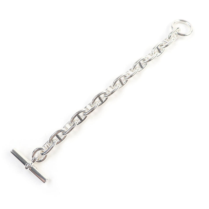 極美品★HERMES エルメス シェーヌダンクルMM 925 14コマ ブレスレット アクセサリー シルバー 箱付き フランス製 重量54.87g レディース