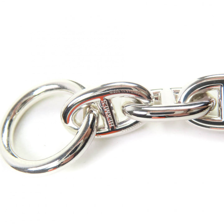 極美品★HERMES エルメス シェーヌダンクルMM 925 14コマ ブレスレット アクセサリー シルバー 箱付き フランス製 重量54.87g レディース