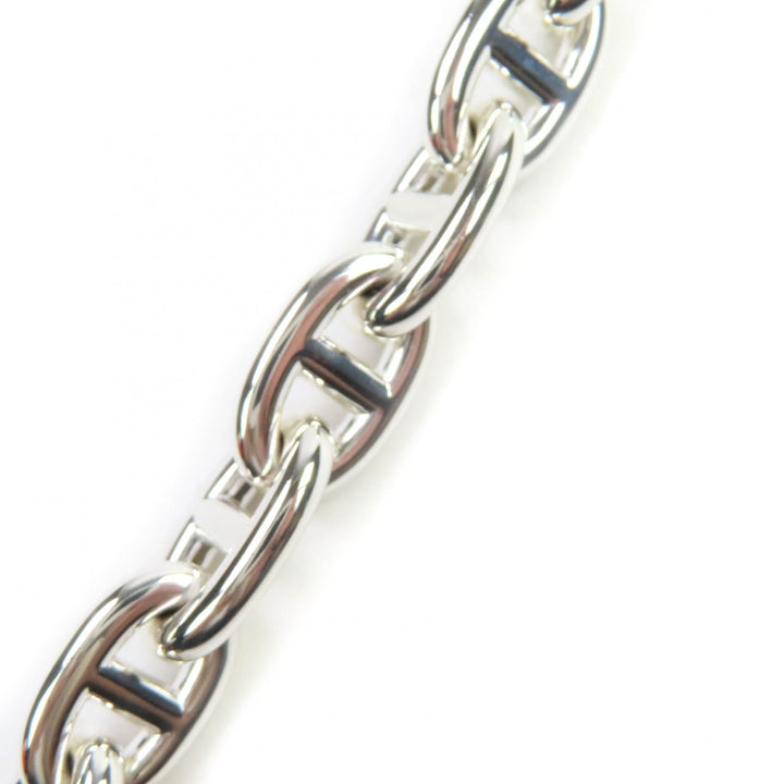 極美品★HERMES エルメス シェーヌダンクルMM 925 14コマ ブレスレット アクセサリー シルバー 箱付き フランス製 重量54.87g レディース