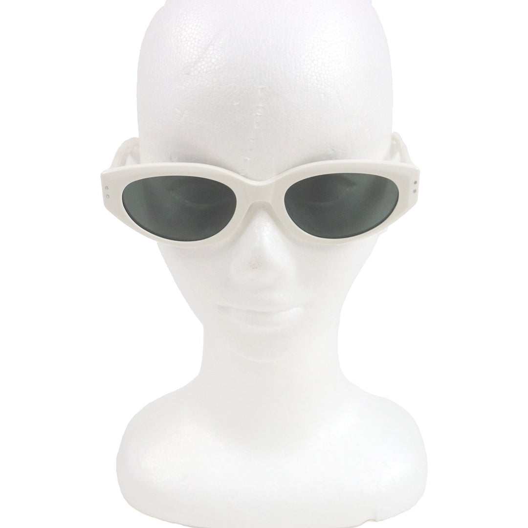 極美品□GENTLE MONSTER ジェントルモンスター ROCOCO アイウェア サングラス ホワイト 54□21-147 箱・ケース付き メンズ レディース