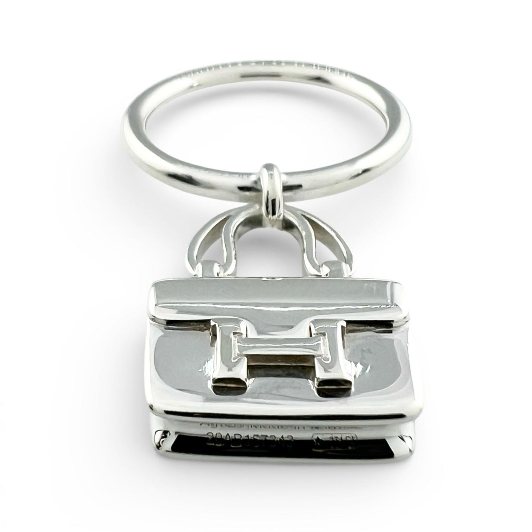 極美品▲HERMES エルメス 2020年製 アミュレット コンスタンス AG925 リング・指輪 シルバー 52 イタリア製 重量6.9g レディース