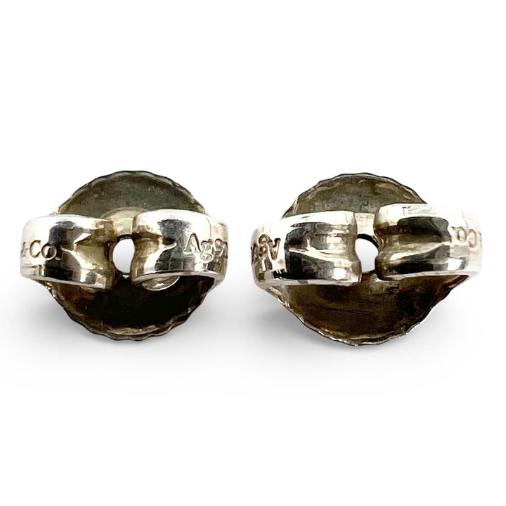 美品▲TIFFANY&amp;Co. ティファニー ハードウェア ダブルロング リンク ピアス AG925 シルバー イタリア製 重量20g レディース