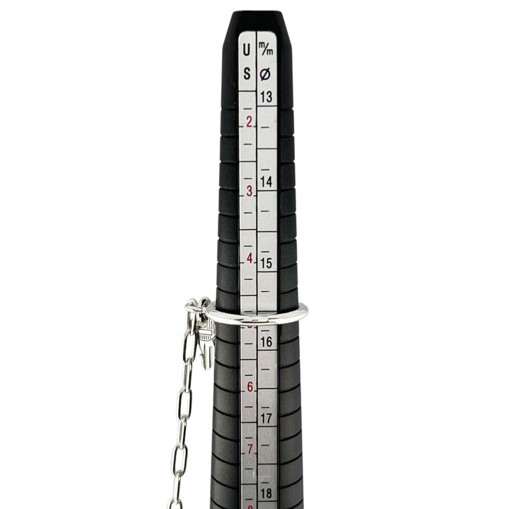 美品▲HERMES エルメス 2018年製 アルファケリー ダブル リング 指輪 AG925 シルバー 51 日本サイ11号相当 ケース付 重量12.3g レディース