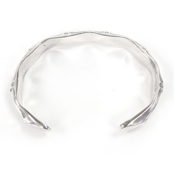 美品□LARRY SMITH ラリースミス SV925 リポーズ ブレスレット バングル アクセサリー シルバー 重量34.2g メンズ レディース オススメ◎