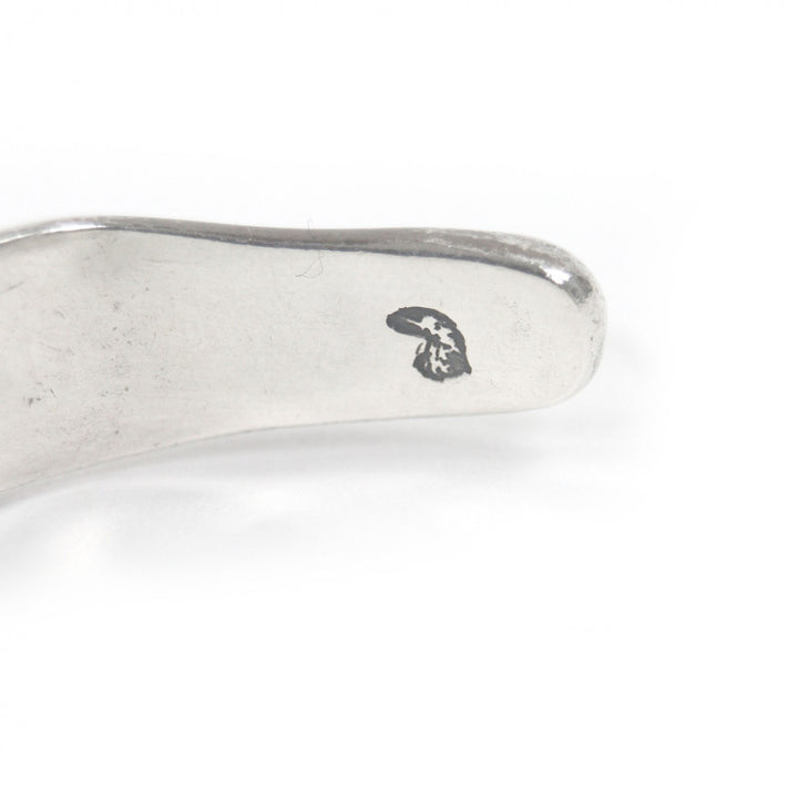 美品□LARRY SMITH ラリースミス SV925 リポーズ ブレスレット バングル アクセサリー シルバー 重量34.2g メンズ レディース オススメ◎