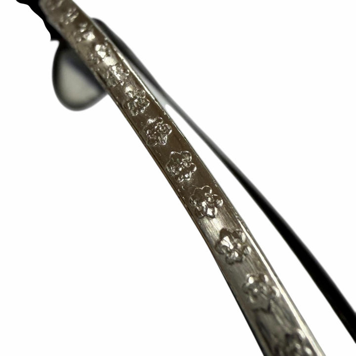 良品▼CHROME HEARTS クロムハーツ MINGUS-A 925 フレアニー カラーレンズ メガネ 眼鏡 アイウェア 54□17-145 度入り 総重量45g メンズ