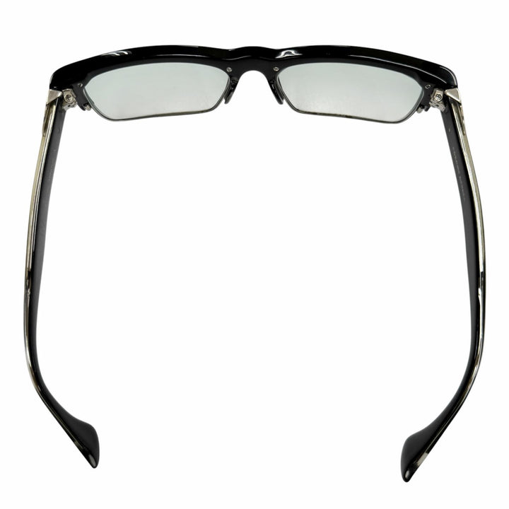 良品▼CHROME HEARTS クロムハーツ MINGUS-A 925 フレアニー カラーレンズ メガネ 眼鏡 アイウェア 54□17-145 度入り 総重量45g メンズ