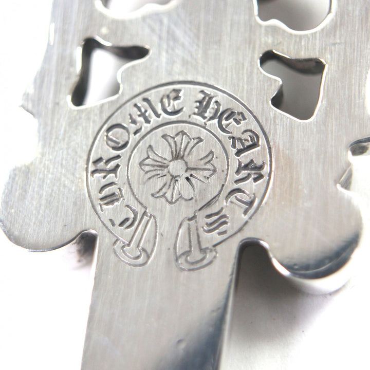 美品▼CHROME HEARTS クロムハーツ LARGE DAGGER　ラージダガー 925 ペンダントトップ シルバー 保存袋付き 重量36g メンズ レディース
