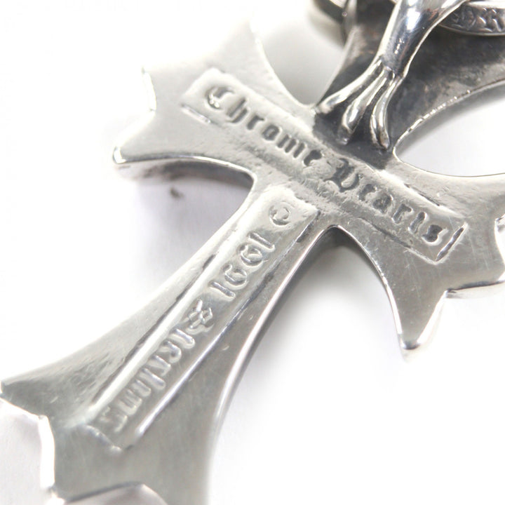 美品▼CHROME HEARTS クロムハーツ CH CRS SML W BALE スモールCHクロスベイル Wベイル ネックレストップ シルバー 925　重量23.2g