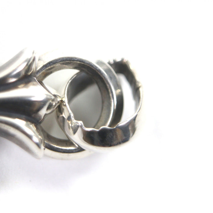 美品▼CHROME HEARTS クロムハーツ CH CRS SML W BALE スモールCHクロスベイル Wベイル ネックレストップ シルバー 925　重量23.2g