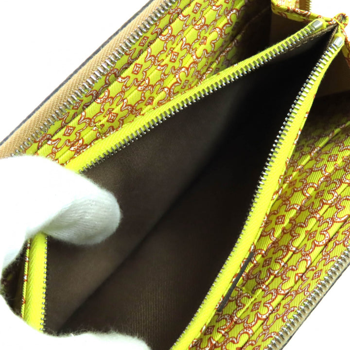 美品★HERMES エルメス アザップロング シルクイン チャイ ヴォーエプソン ラウンドZIP ロングウォレット 長財布 U刻印 箱付 仏製