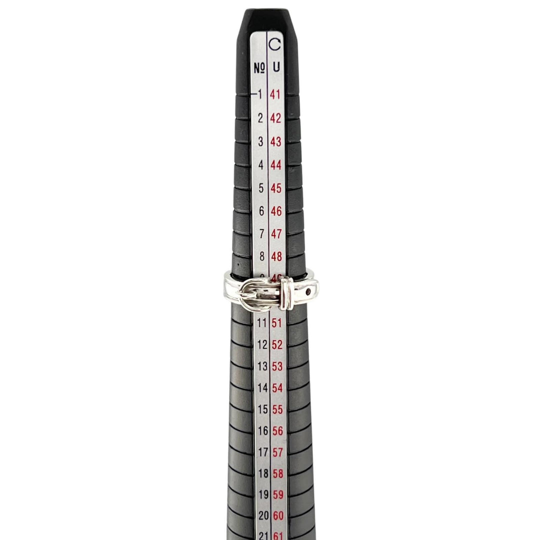 極美品▲HERMES エルメス ヴィンテージ サンチュール リング SV925 リング・指輪 シルバー 50 日本サイズ約10号相当 レディース