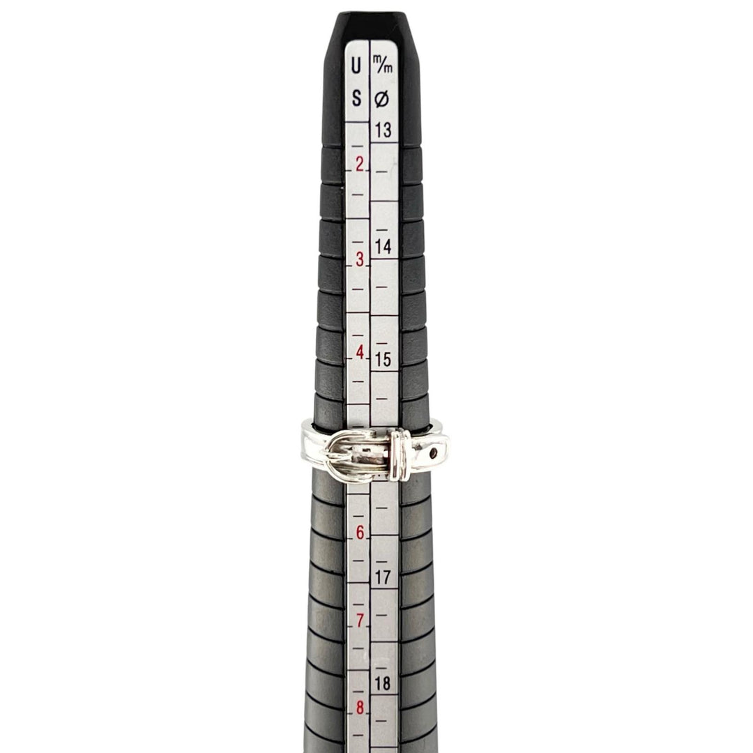 極美品▲HERMES エルメス ヴィンテージ サンチュール リング SV925 リング・指輪 シルバー 50 日本サイズ約10号相当 レディース