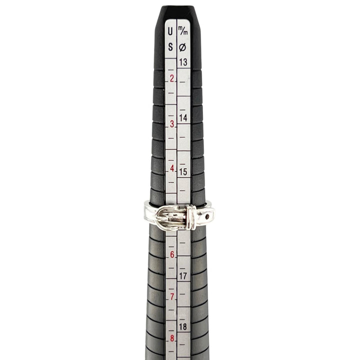 極美品▲HERMES エルメス ヴィンテージ サンチュール リング SV925 リング・指輪 シルバー 50 日本サイズ約10号相当 レディース