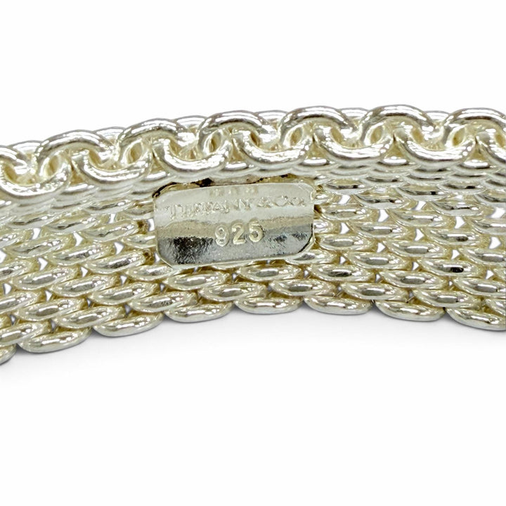 極美品☆TIFFANY&amp;Co. ティファニー サマセット バングル 925 アクセサリー ブレスレット シルバー 重量57.5g レディース 箱付き