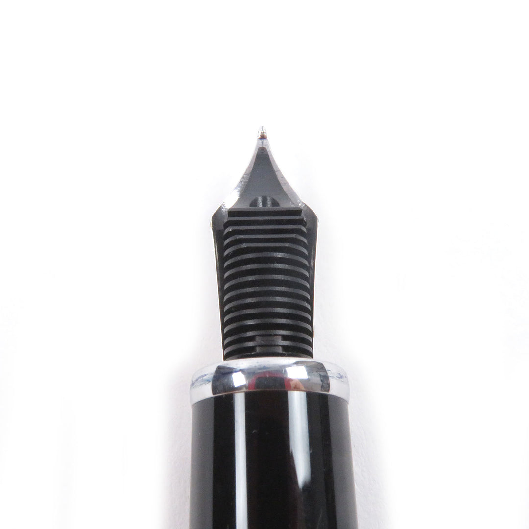 良品□MONTBLANC モンブラン 作家シリーズ 2008 ジョージ･バーナード･ショー ペン先18K Mニブ ストライプ キャップ式 万年筆 ドイツ製
