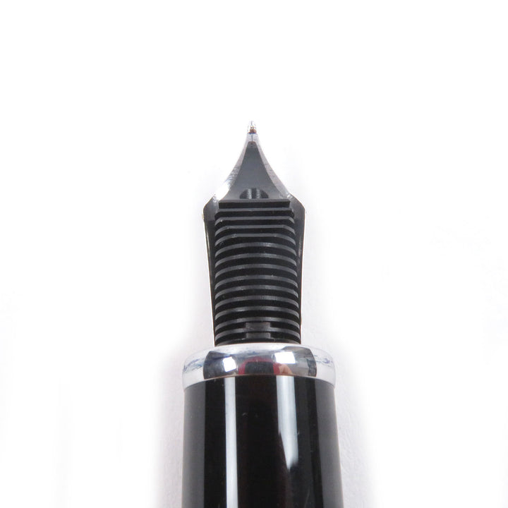 良品□MONTBLANC モンブラン 作家シリーズ 2008 ジョージ･バーナード･ショー ペン先18K Mニブ ストライプ キャップ式 万年筆 ドイツ製