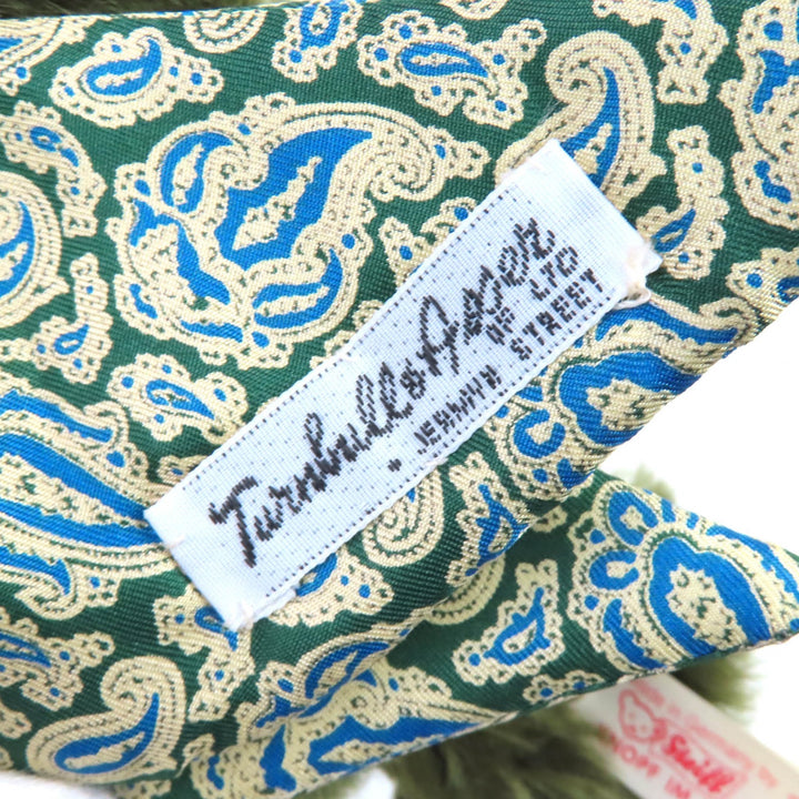 極美品△Steiff シュタイフ 1995年製 ハロッズ・センテナリー・ベア ミュージカルベア オルゴール付き 2000体限定 テディベア ぬいぐるみ