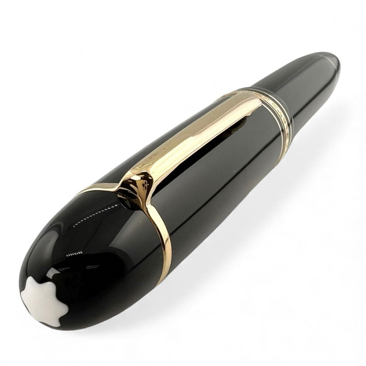 美品▲MONTBLANC モンブラン マイスターシュテュック 149 14K Mニブ ホワイトスター 万年筆 ブラック ゴールド ドイツ製 メンズ