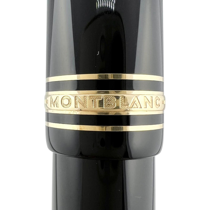 美品▲MONTBLANC モンブラン マイスターシュテュック 149 14K Mニブ ホワイトスター 万年筆 ブラック ゴールド ドイツ製 メンズ