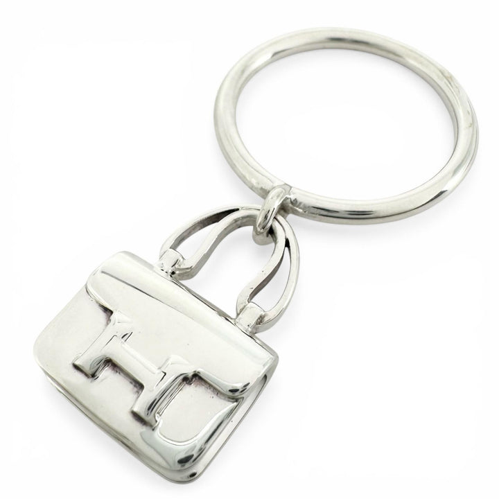 極美品▲HERMES エルメス 2020年製 アミュレット コンスタンス AG925 リング・指輪 シルバー 54 フランス製 重量6.8g レディース