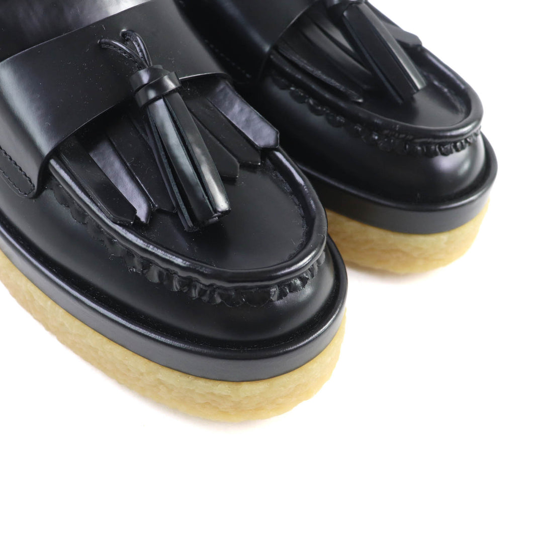 未使用品★Chloe クロエ CHC22A6690600139W JAMIE ジェイミー タッセル付 レザー ローファー ブラック 39 箱・保存袋付き　レディース