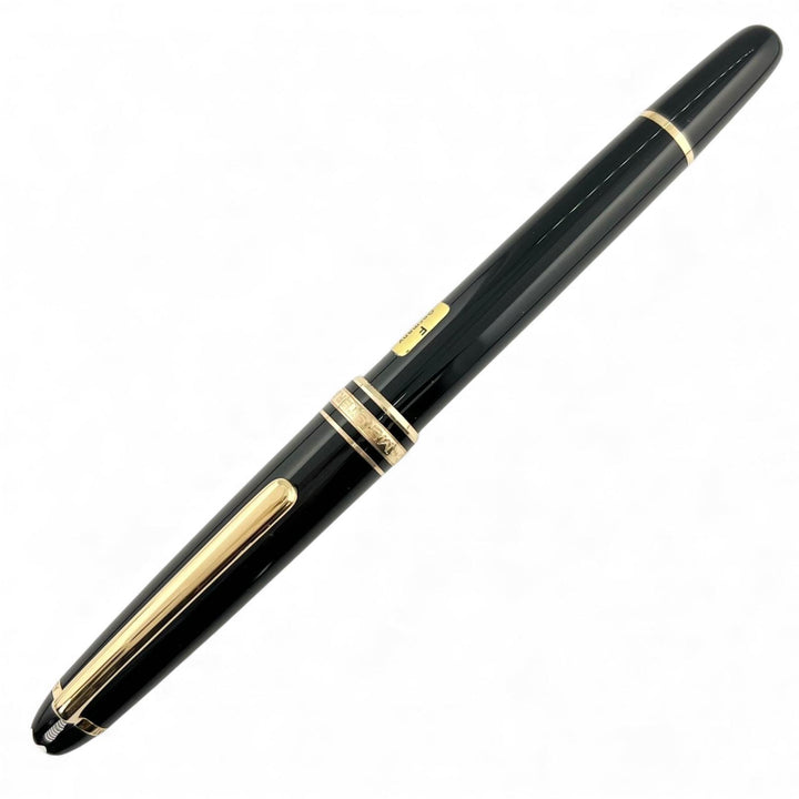 極美品▲MONTBLANC モンブラン マイスターシュテュック Pix 14K Fニブ ピストンコンバーター式 万年筆 ブラック ケース付き ドイツ製