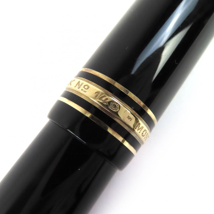 美品△MONTBLANC モンブラン マイスターシュテュック 149 ペン先14K Mニブ ホワイトスター 万年筆 ブラック ゴールド ケース付 ドイツ製