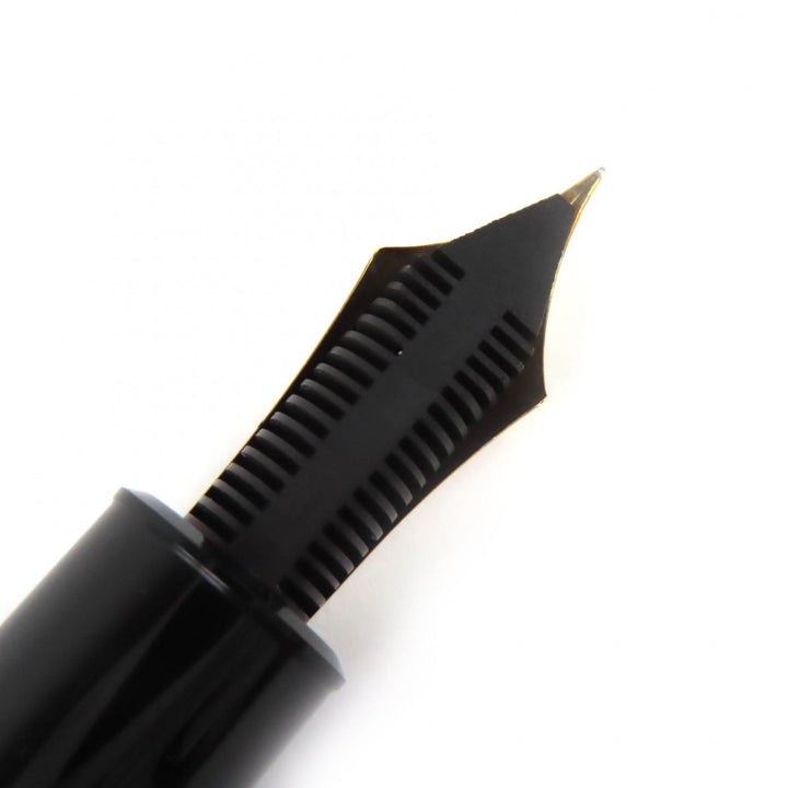 美品△MONTBLANC モンブラン マイスターシュテュック 149 ペン先14K Mニブ ホワイトスター 万年筆 ブラック ゴールド ケース付 ドイツ製