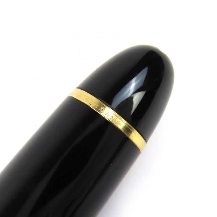 美品△MONTBLANC モンブラン マイスターシュテュック 149 ペン先14K Mニブ ホワイトスター 万年筆 ブラック ゴールド ケース付 ドイツ製