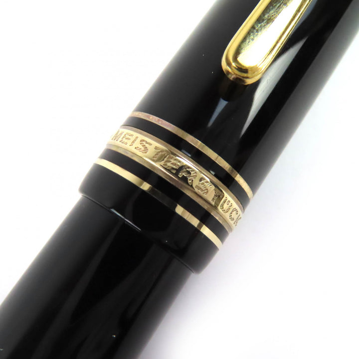 美品△MONTBLANC モンブラン マイスターシュテュック 149 ペン先14K Mニブ ホワイトスター 万年筆 ブラック ゴールド ケース付 ドイツ製