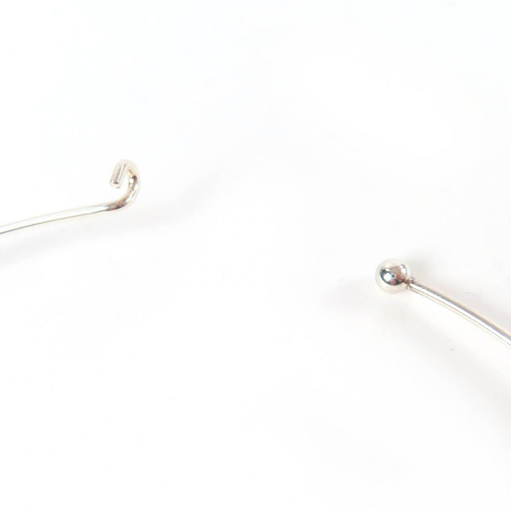 極美品☆CHANEL シャネル 925 カメリア ロゴ入り チョーカー ネックレス アクセサリー シルバー 重量14.0g レディース