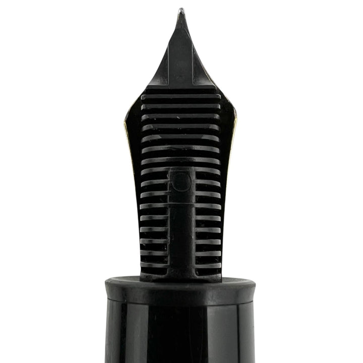 美品▲MONTBLANC モンブラン マイスターシュテュック 149 ペン先18K Mニブ ホワイトスター 万年筆 ブラック ゴールド ドイツ製 メンズ