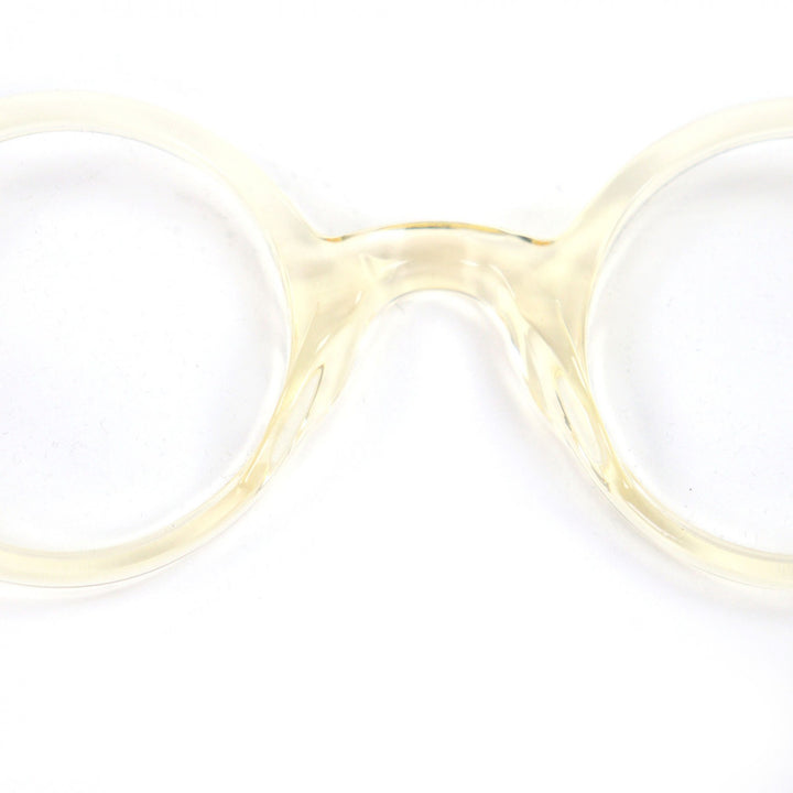 美品□MOSCOT モスコット ZOLMAN ラウンドフレーム メガネ 眼鏡 アイウェア フレッシュ 42□28-145 ケース付き メンズ 定価49500円