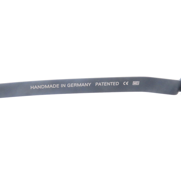 極美品□MYKITA マイキータ C514 DORIAN ハーフリム メガネ 眼鏡 アイウェア メタリックネイビー 45□21-140 箱・ケース付き ドイツ製