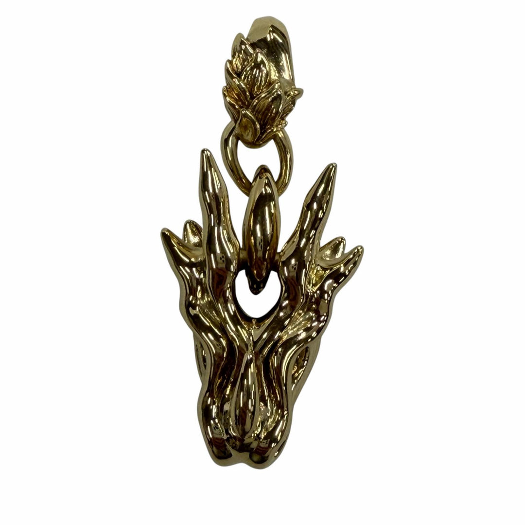 美品▼Bloody Mary ブラッディマリー K18 GOD ゴッド ドラゴンモチーフ ペンダントトップ ゴールド 重量35.19g メンズ アクセサリー
