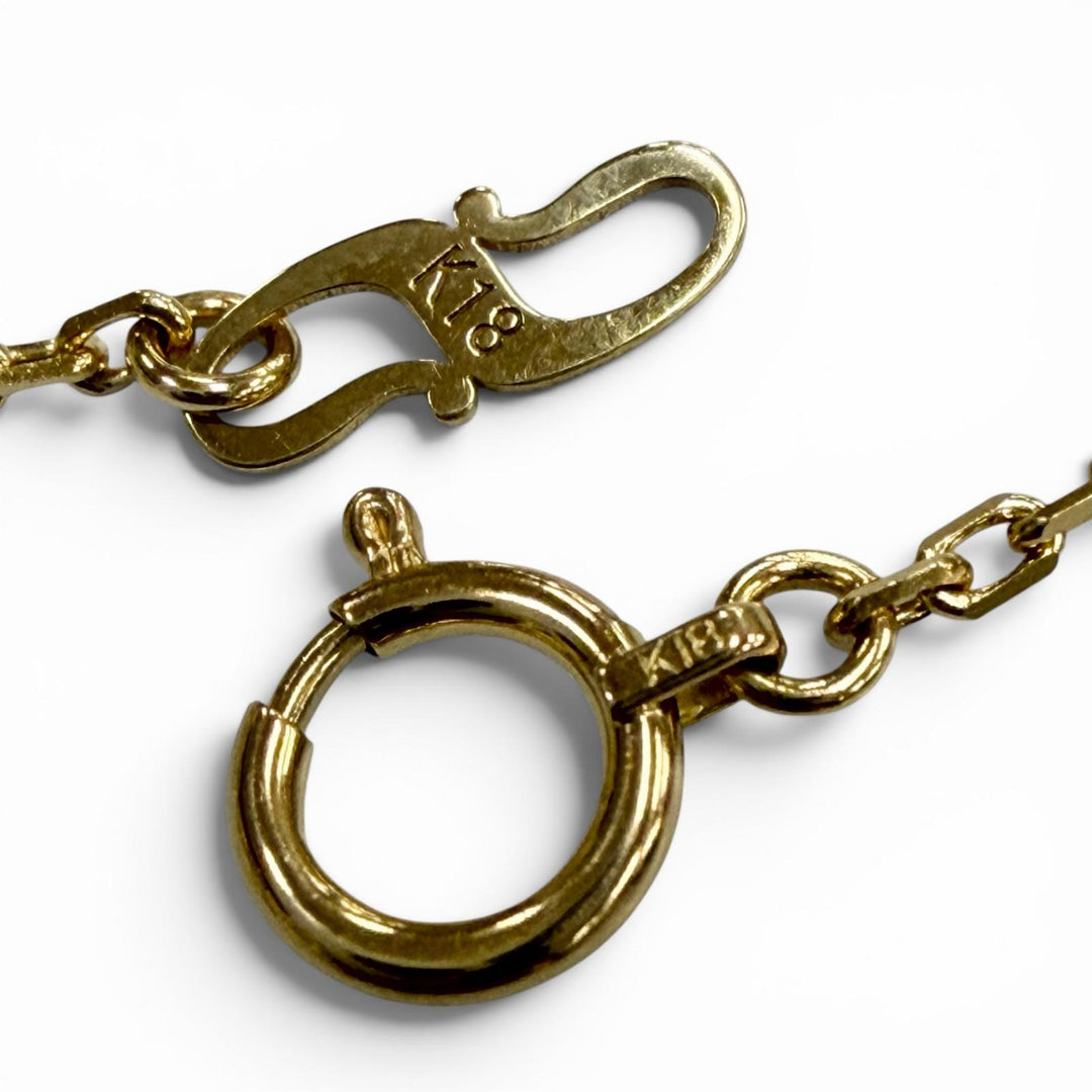 美品▼Sympathy of Soul シンパシーオブソウル P1503Y8 スムースクロス M K18 ネックレス ゴールド 重量5.5g レディース アクセサリー