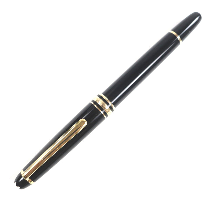 美品▼MONTBLANC モンブラン マイスターシュテュック クラシック 14K Mニブ ホワイトスター 万年筆 ブラック ゴールド ドイツ製 メンズ